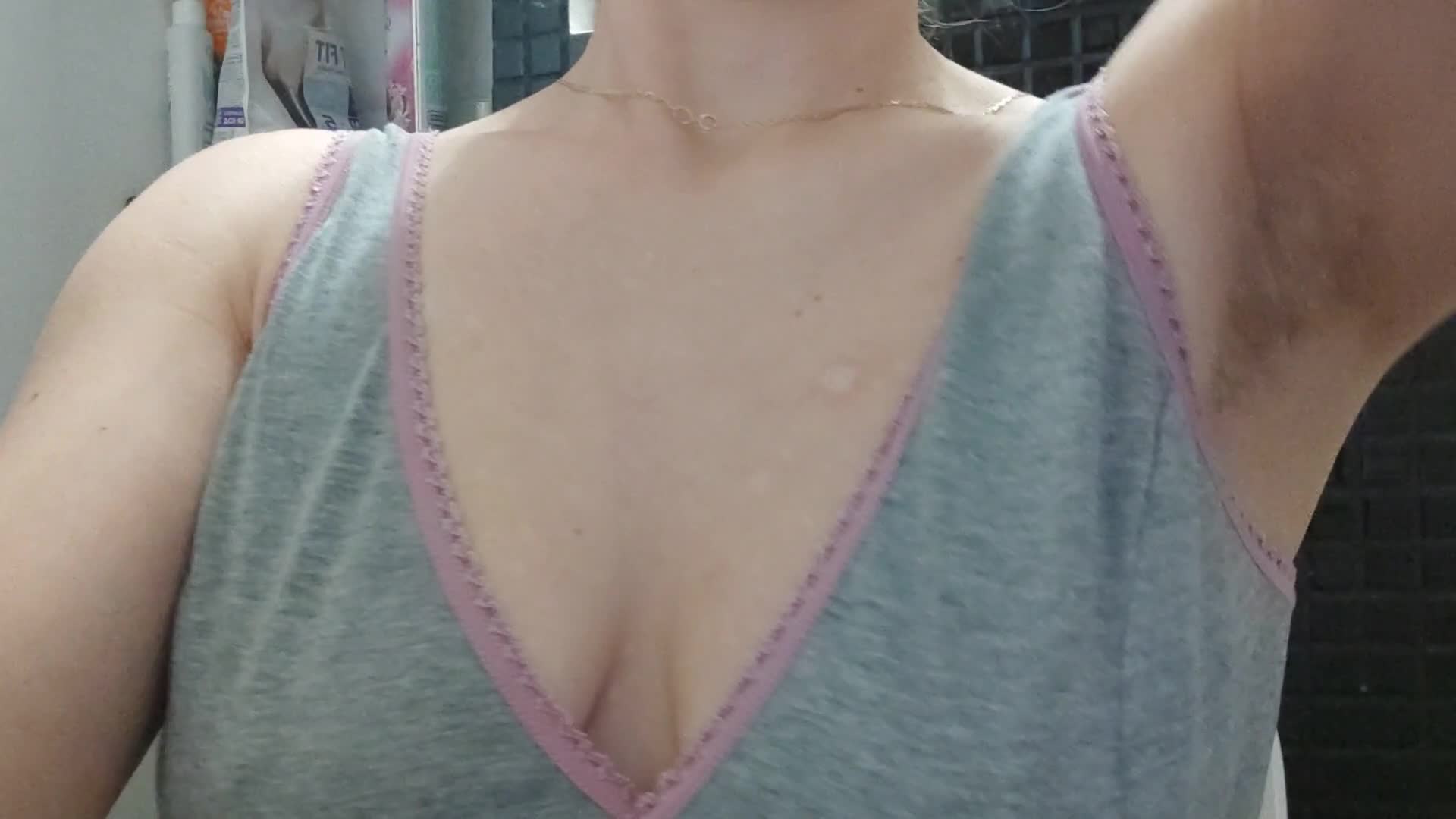 Hairy Armpits And Milky Tits Teasing