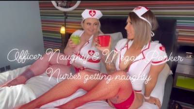 Officer Naughty And Megan Parker Are 2 Naughty Nurses On Their Coffee Break