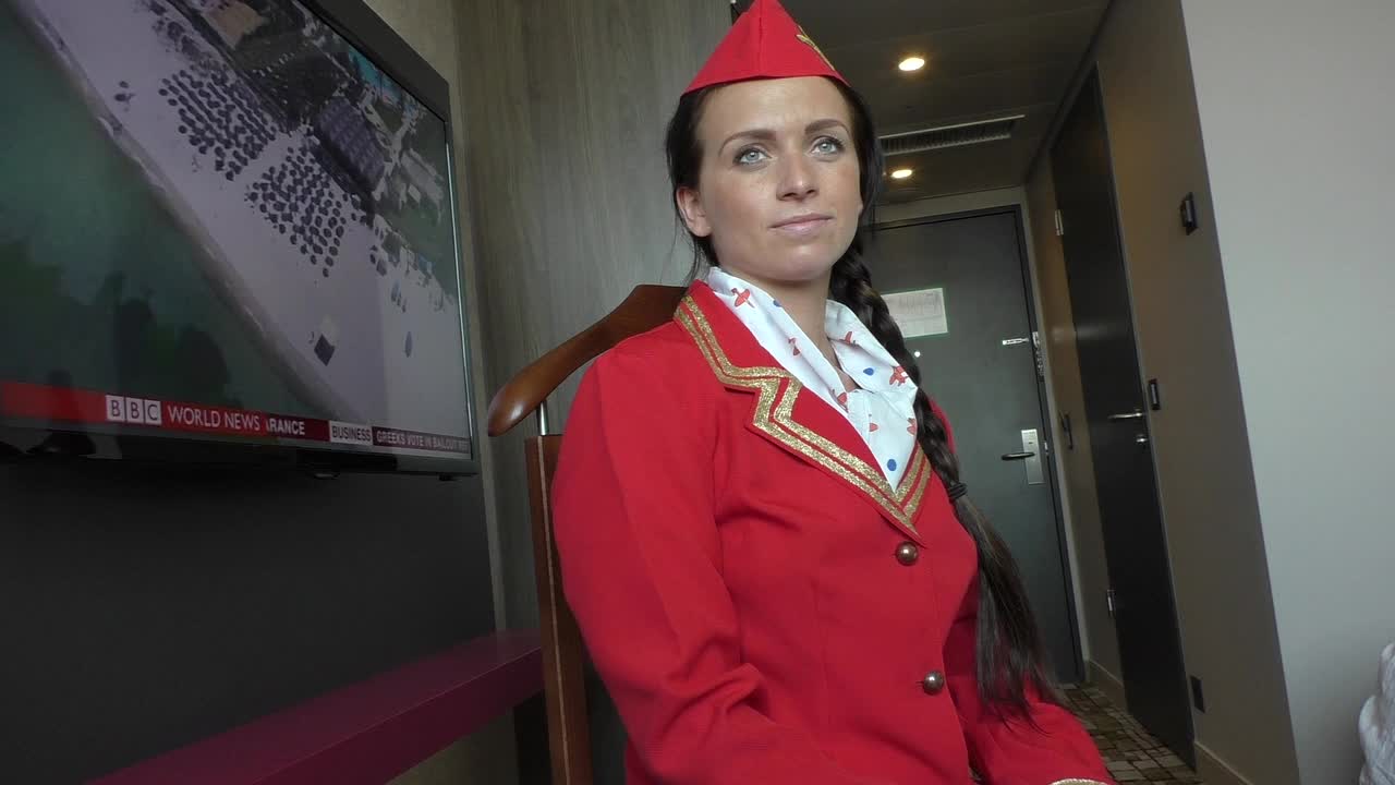 Big Butt Czech Air Hostess Kristyna