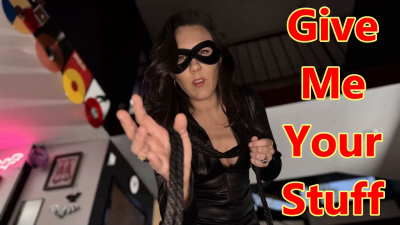 Give Me Your Stuff- Sinn Sage Bdsm Instruction, Hand Over Mouth Domination, POV Bondage And POV Tapegag 4k