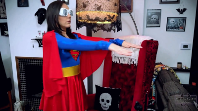 Super Girl And The Mind Master Sinn Sage Mesmerized Superheroine Made To Strip Crossed Eyes Humiliation Embarrassment Cosplay Mental Domination