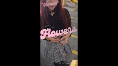 Plugged, Cuffed & Teasing In Public