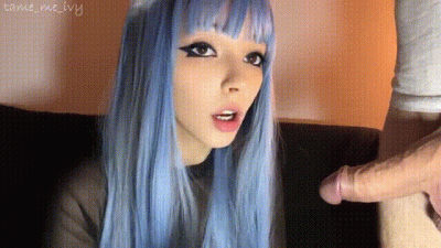 Alt Girl Sucking Step-Dads Cock While Smoking