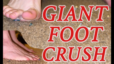 Unaware Giant Foot Crush!