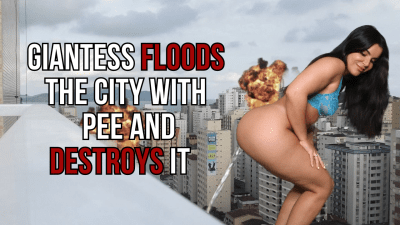 Lalocortez - Giantess Grows, Destroys And Floods The City With Her ...