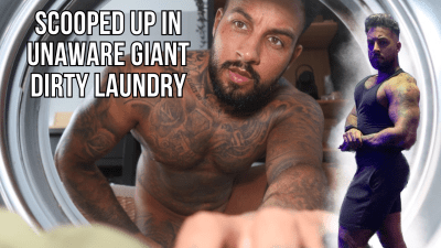 Scooped Up In Unaware Giants Sweaty Underwear Lalo Cortez