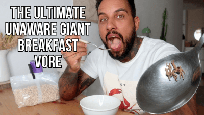 The Ultimate Unaware Giant Breakfast Vore Lalo Cortez