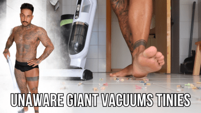 Unaware Giant Vacuums Tinies Lalo Cortez