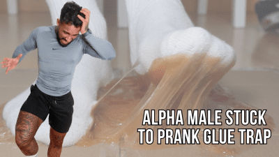 Alpha Male Stuck To Prank Glue Lalo Cortez
