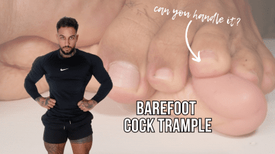 Barefoot Cock Trample Lalo Cortez