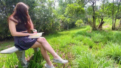 Pissing While Reading At A Public Park