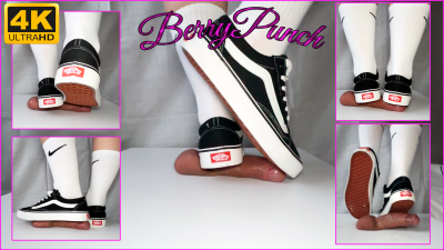 Vans Cock Trampling- Shoejob- Cock Crush- Cum Play- Foot Fetish- Cbt- 4k