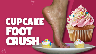 Countess Blue Cupcake Foot Smash