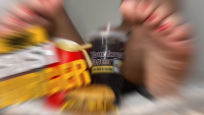 Burger Food Foot Crush