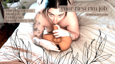 Gfe BBW Gives You First Rim Job, Butt Plug, + Riding Experience With Lots Of Dirty Talk!