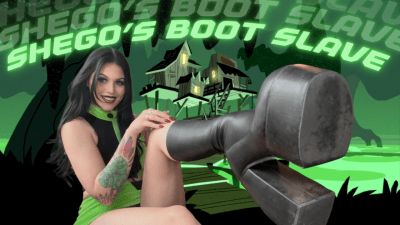 Shego's Boot Slave