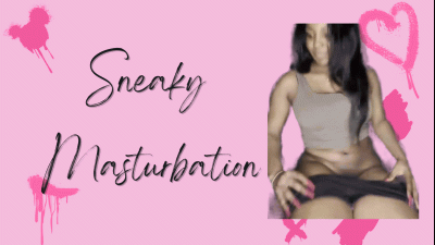 Ebony Masturbating Before Someone Comes Home