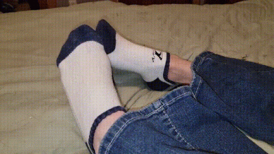 Old Navy Sock Tease