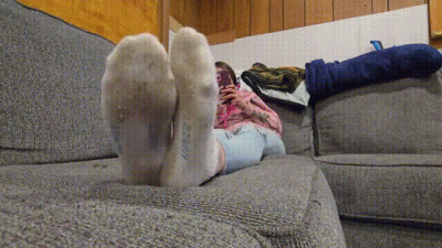 Old Navy Sock Tease