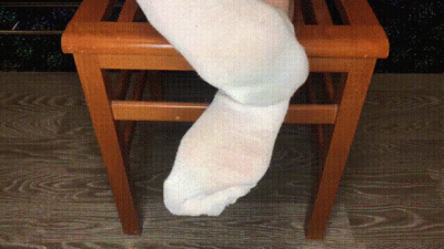 Dirty And Torn Withe M Socks