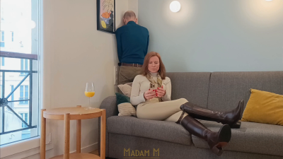 Elegant Ignore, Disregarded Beneath Calm Parisian Equestrian Femdom Authority