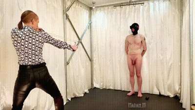Savage Slingshot Shots, Extreme Bondage Cbt Catapult Punishment