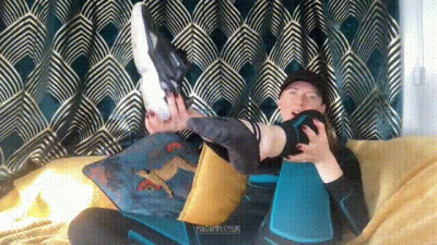 Breathe Me In Part 1 Intense Workout Sweaty Trainers Foot Fetish