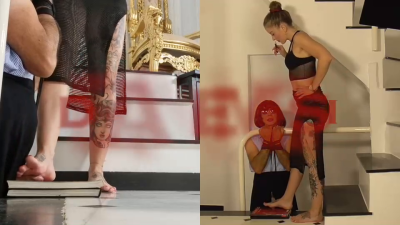 The Hairy Trampled By Goddess Nemesi La Pelosa Calpestata Da Dea Nemesi