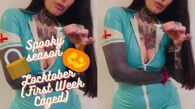 Spooky Season Locktober (First Week Caged!)