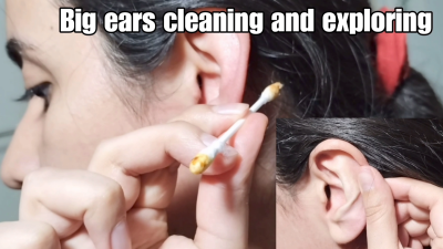 Cleaning And Exploring My Big Ears