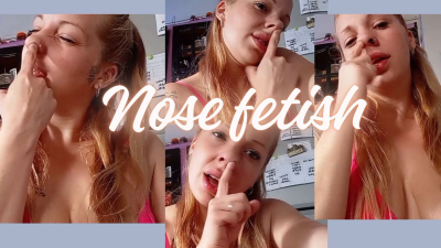 Nose Fetish Picking