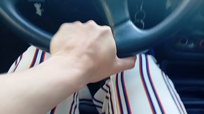 Pressing The Pedals Of My Car With My Shoes