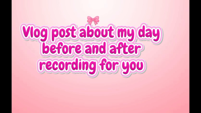 Vlog Of My Day