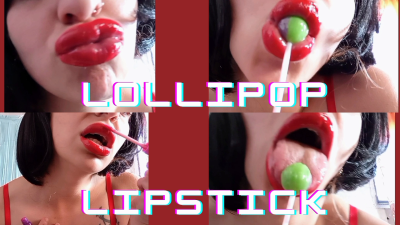 Lipstick Kissing Lollipop