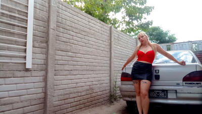 Smoking Car Girl
