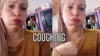 Closed Mouth Cough - Discreet, Intense, And Very Hot