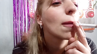 Boobjob Saliva Smoking Girl