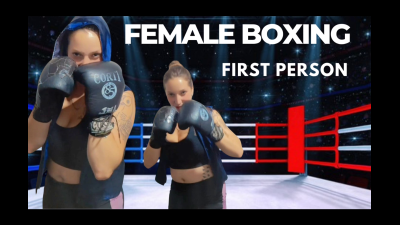 Female Boxing In First Person