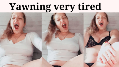 Yawn After Yawn As I Slowly Dress