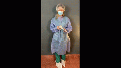 The Sexy Nurse Prepares To Serve You By Putting On Her Latex Surgical Gloves, She Helps You With Your Cock Erection By Masturbating While He Masturbates Very Delicious He Gives You A Habdjobs On Your Cock So You Can Finish