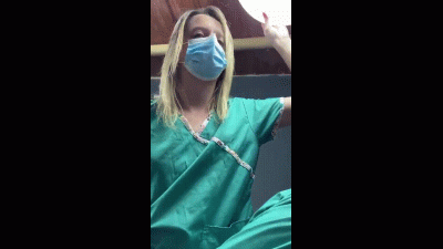 Dentist Fetish You Go To The Office, And I Give You A Check-Up On Your Teeth, But I Can't Hold Back So I Lift My Blouse And Touch My Tits, That Makes You Hard And I Get Naked And Start Masturbating With My Gloved Hands On My Delicious Pussy