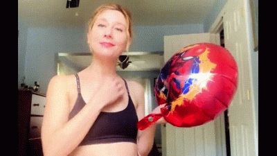 Mean Girlfriend Plays Dick Punching Balloon Game With You