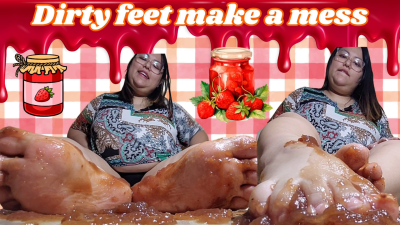 Dirty Feet Make A Mess