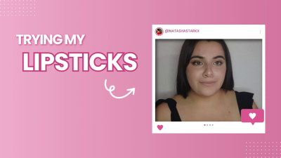 Lipstick Test (Girl In Glasses Full Lips)