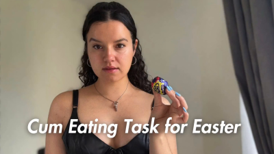 Cum Eating Task For Easter | Food