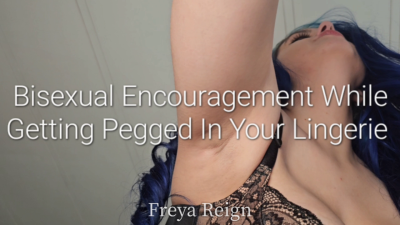 Bisexual Encouragement While Getting Pegged In Your Lingerie: POV Pegging, Imposed Bi And Crossdressing