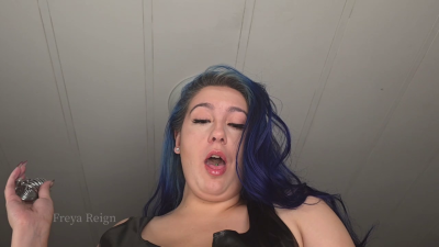 POV Ball Busting Pegging In And Out Of Chastity: Worship Large Breasts And Sweaty Armpits While Beating Your Balls To Earn Your Orgasm