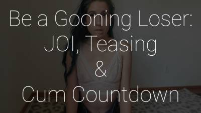 Gooning Loser: JOI, Tease & Cum Count Down