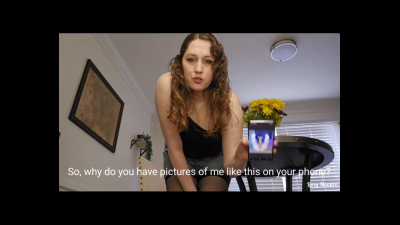 Naive Stepmommy Poses For Stepson