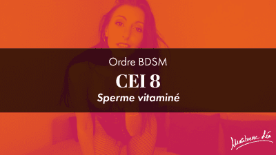 Ordre CEI 8 * Sperme Vitamine